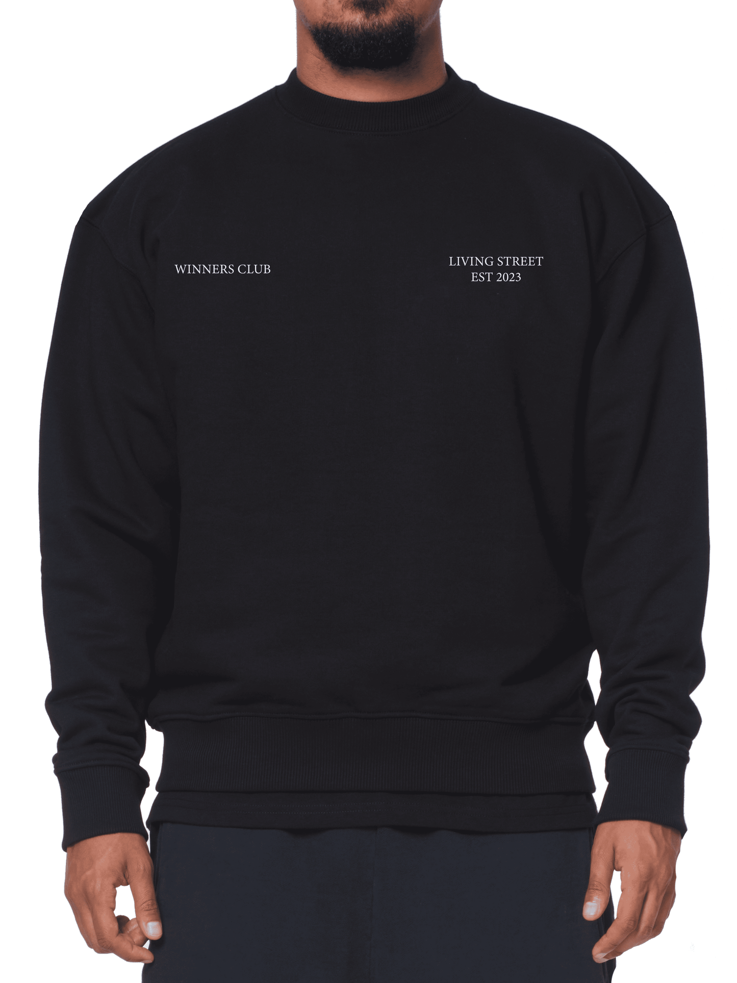 Sweater Black "Time Is Ticking"