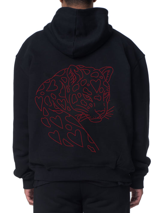 Hoodie Black "PANTHERA PARDUS 🐆"