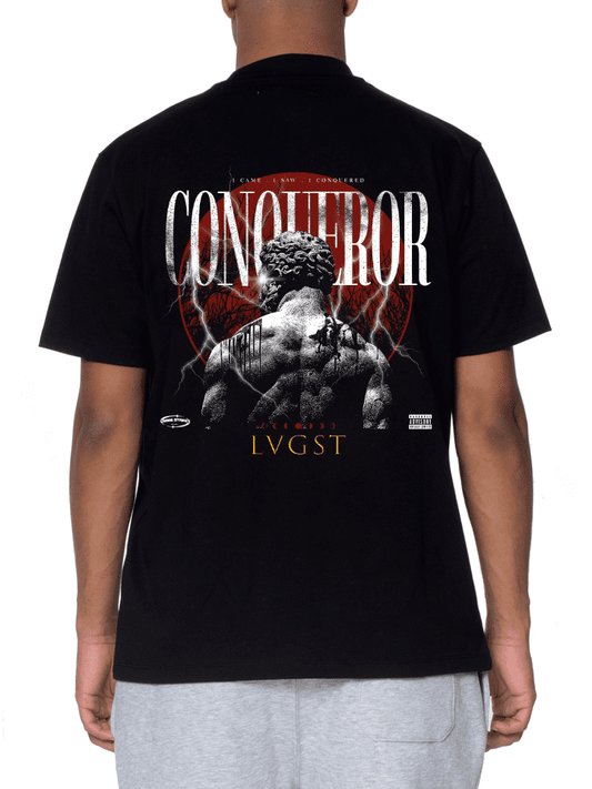 T-Shirt Black "CONQUEROR"