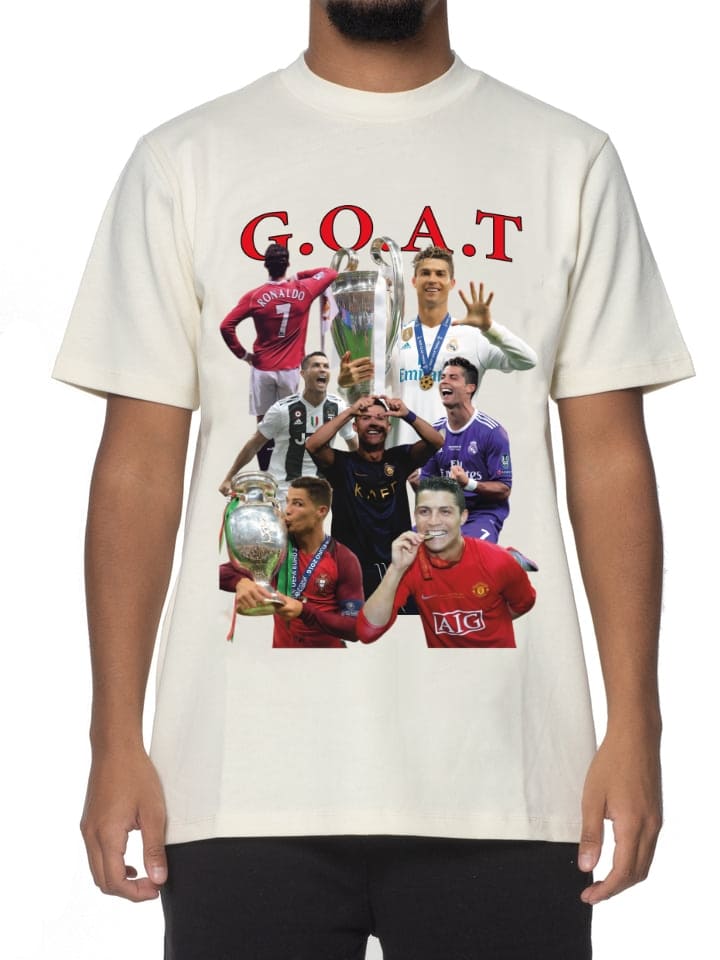 T-Shirt Beige "Cristiano Ronaldo"