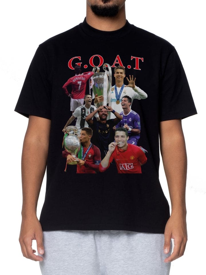 T-Shirt Black "Cristiano Ronaldo"