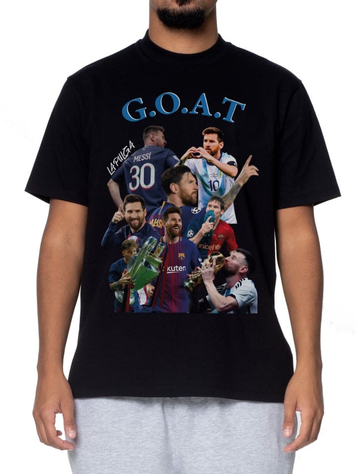 T-Shirt Black "Lionel Messi"