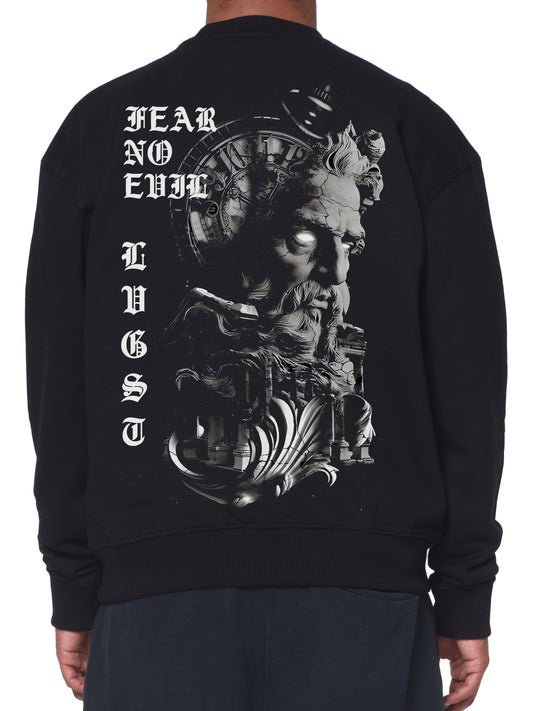 Sweater Black "FEAR NO EVIL"