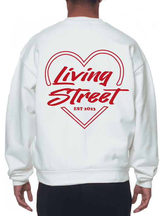 Sweater Beige "RED HEART"